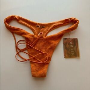 Neena Swim Bottom Batch A-Orange-Small Thong